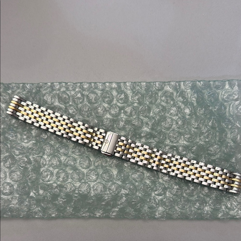 Two-Tone Metal Watch Band